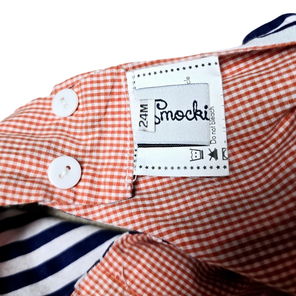 Reversible Boys Romper by Smockingbird  23M - Picture 6 of 12